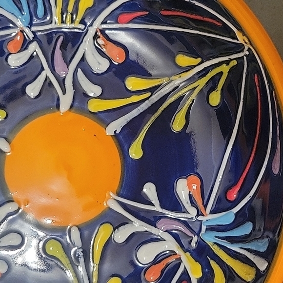 Beautiful Artisan Hand painted bowl. EUC. - Picture 7 of 8